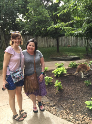 Ginny and me at the Nashville Zoo