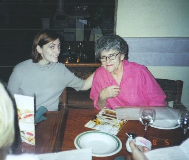Another absolute favorite. Ginny and Marie at the dinner to celebrate my graduation from nursing school.